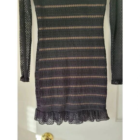 Nightcap mariabella black lace ruffle dress 2 - Picture 8 of 12